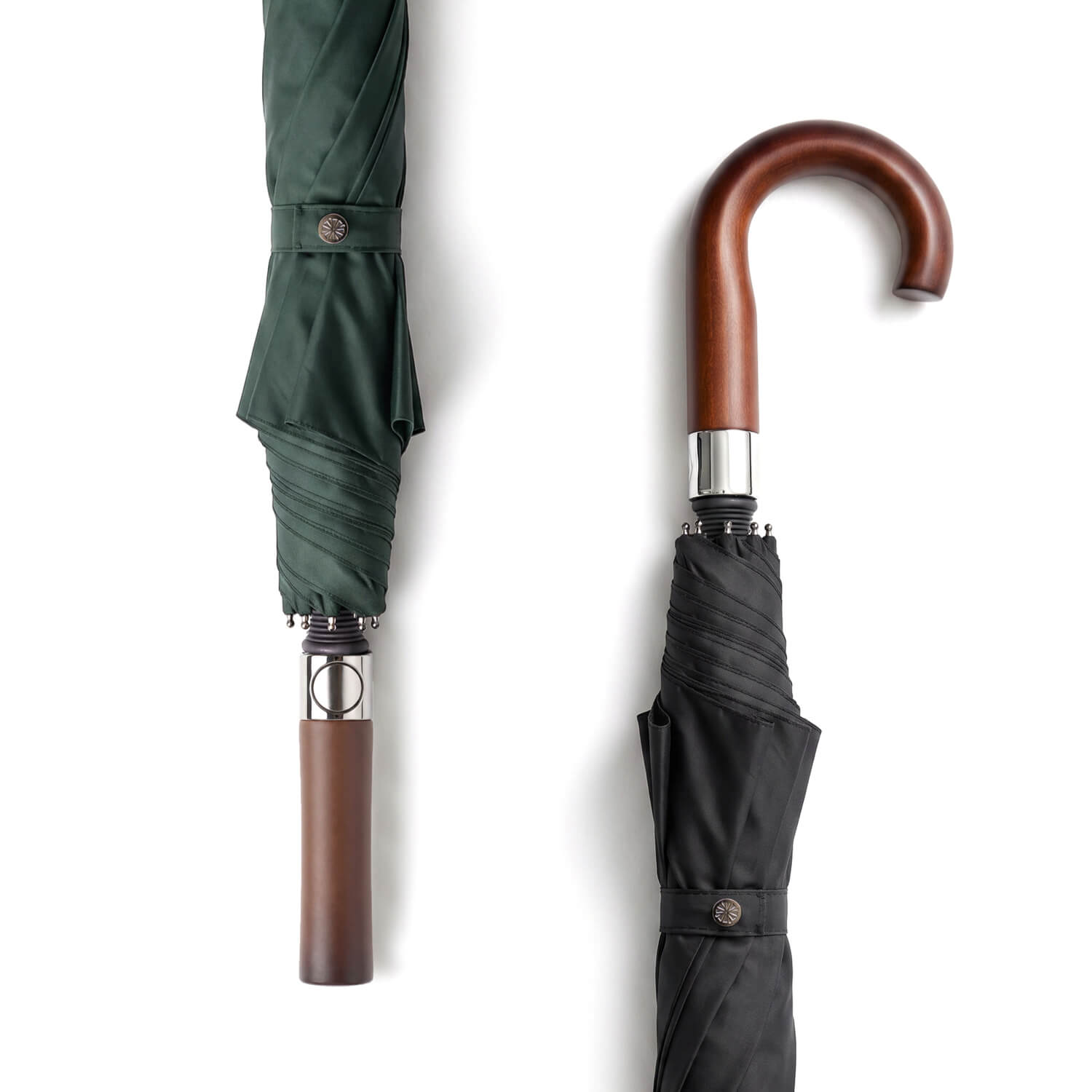 Sapor Modern und Classic Stockschirme auf weissem Hintergrund