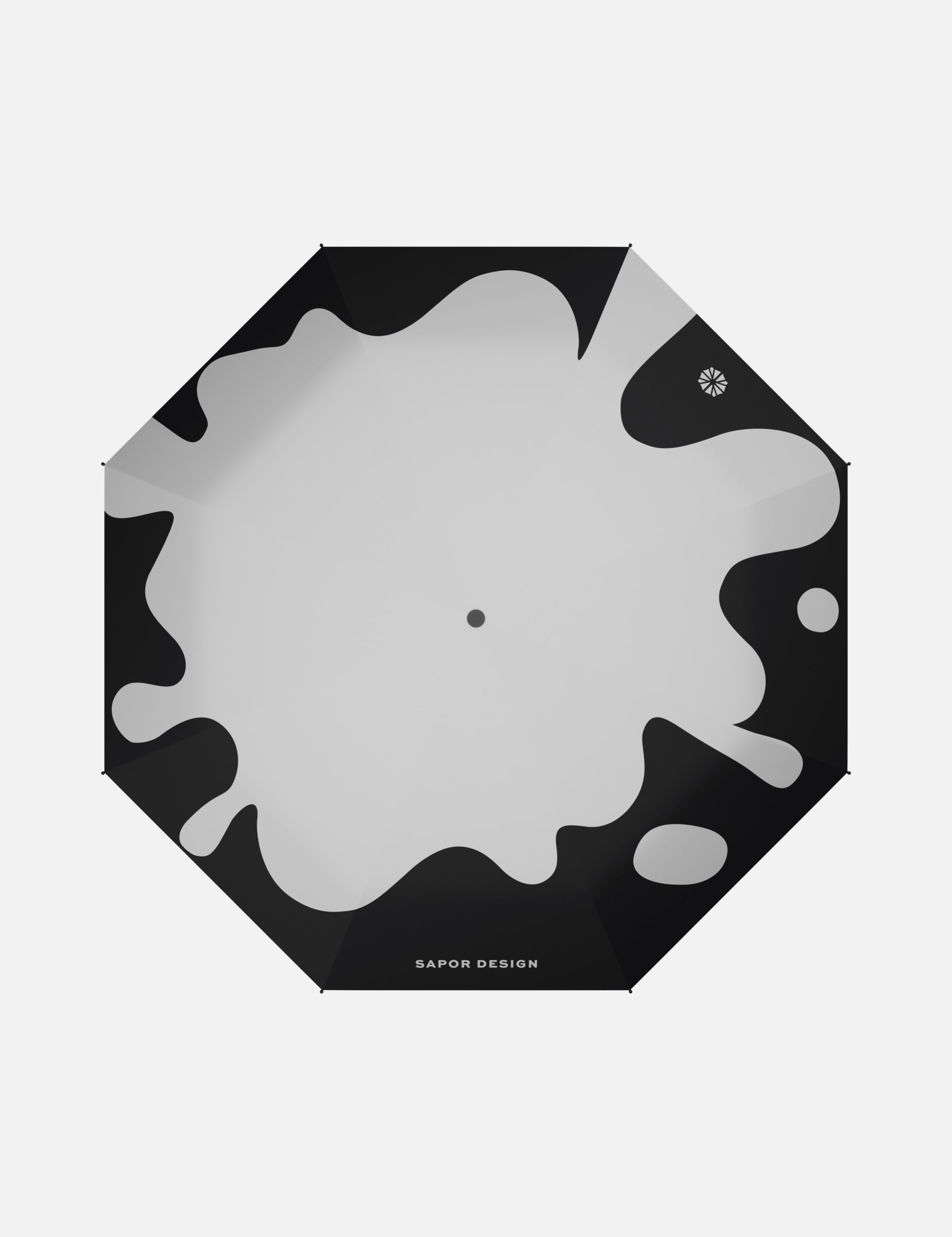 Taschenschirm Essential - White Drop