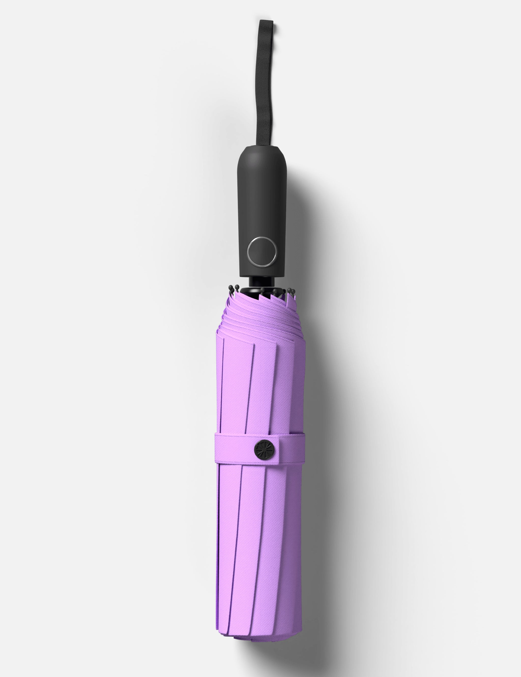 Geschlossener Sapor Essential in Lila mit schwarzem Griff