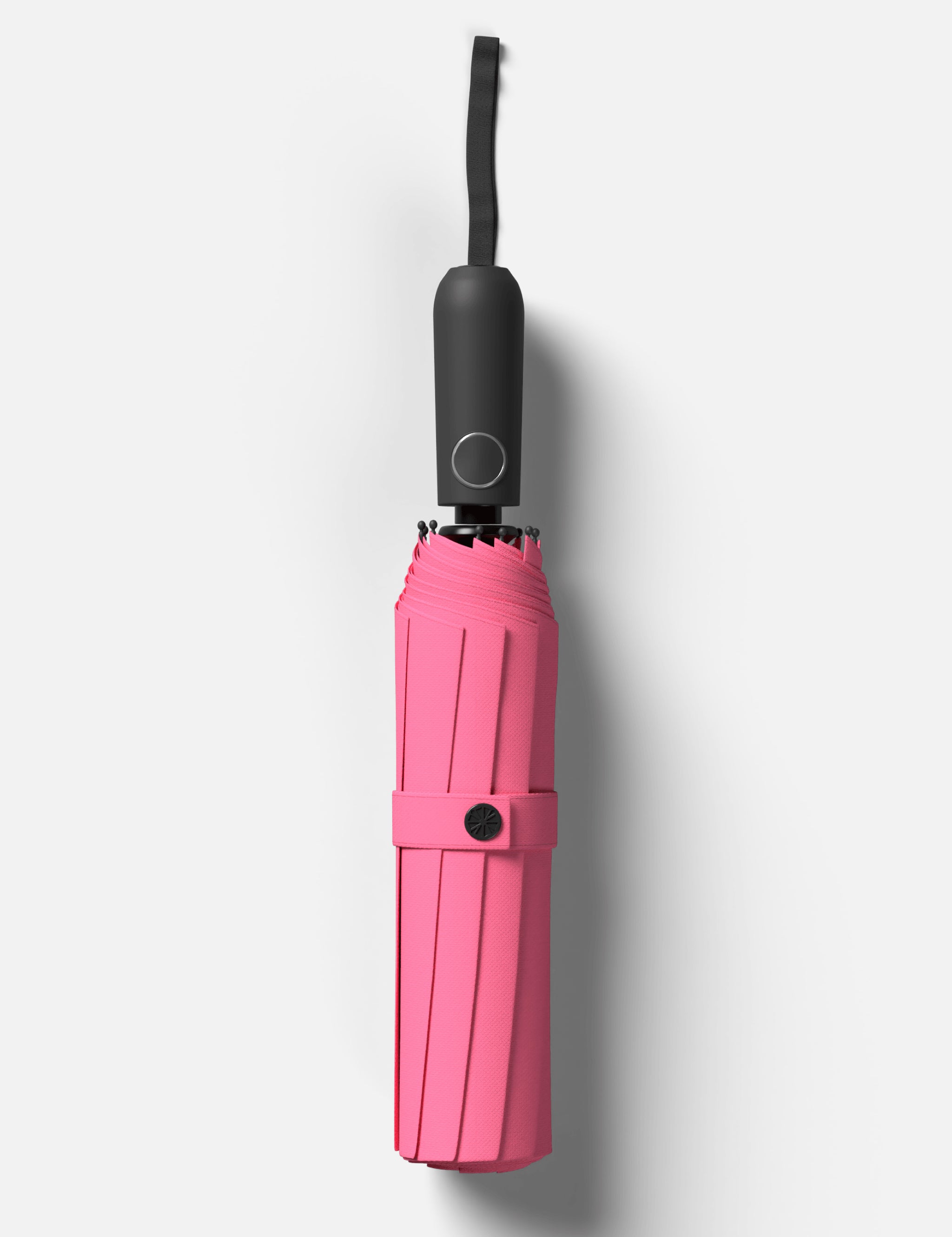 Geschlossener Sapor Essential in Rosa mit schwarzem Griff