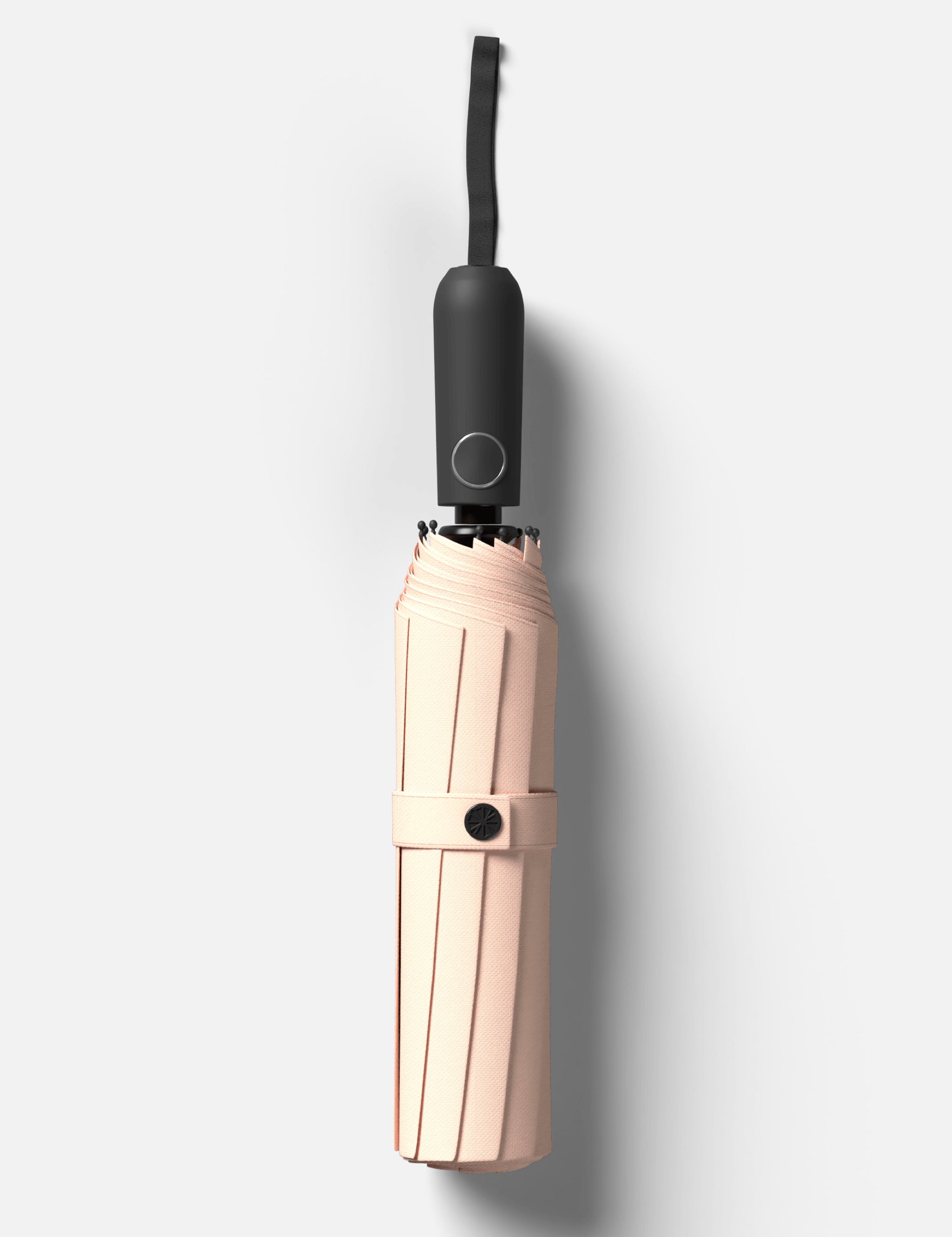 Geschlossener Sapor Essential in Taupe mit schwarzem Griff