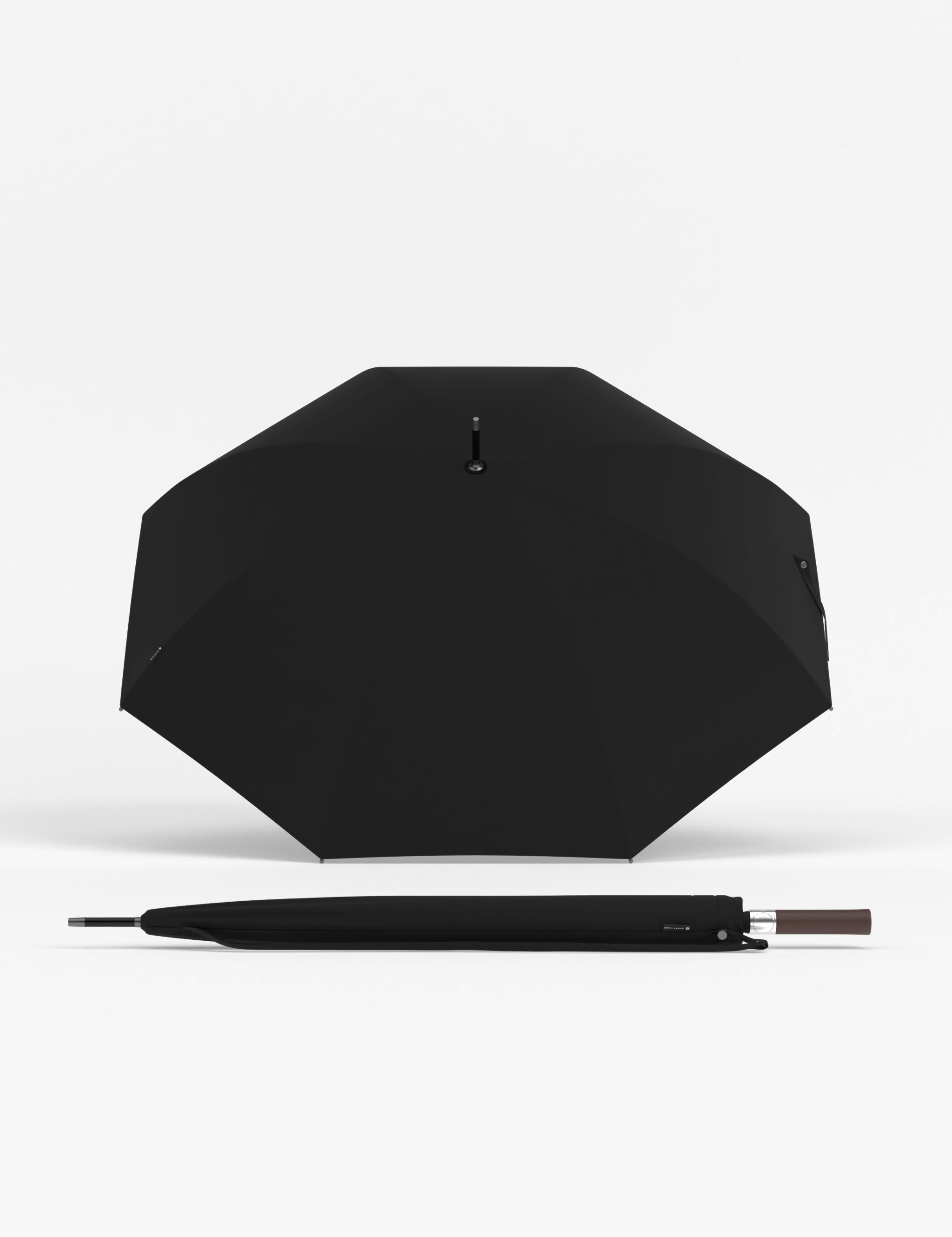 Stick Umbrella Modern - Black