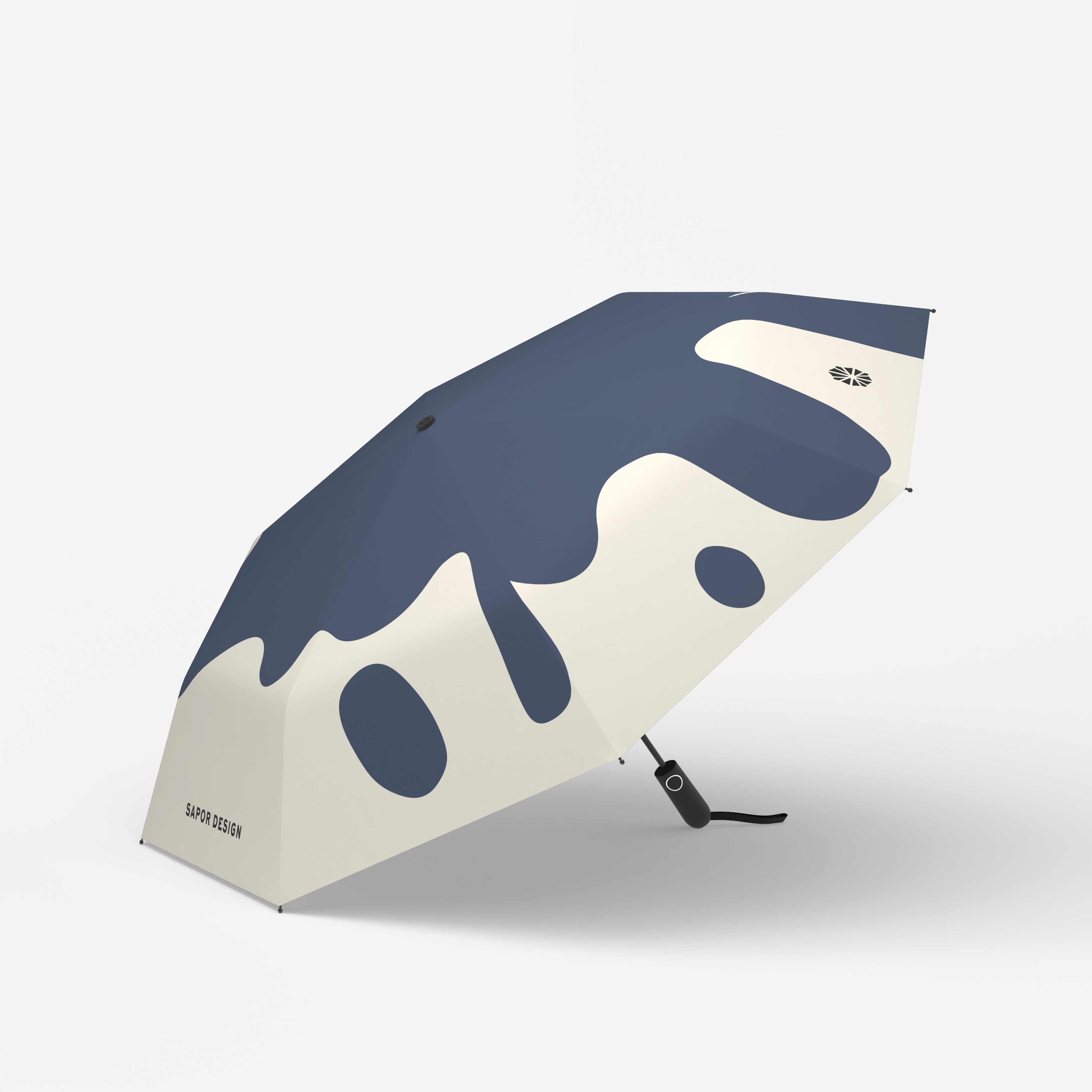 Pocket umbrella Essential - Black Drop