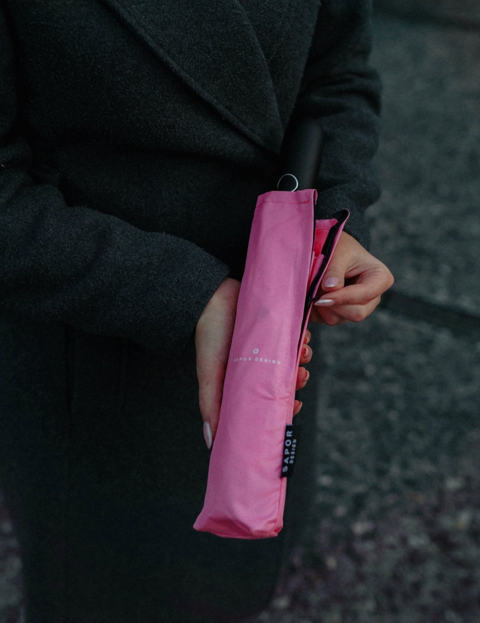 Taschenschirm Essential - Rosa - Taschenschirm -