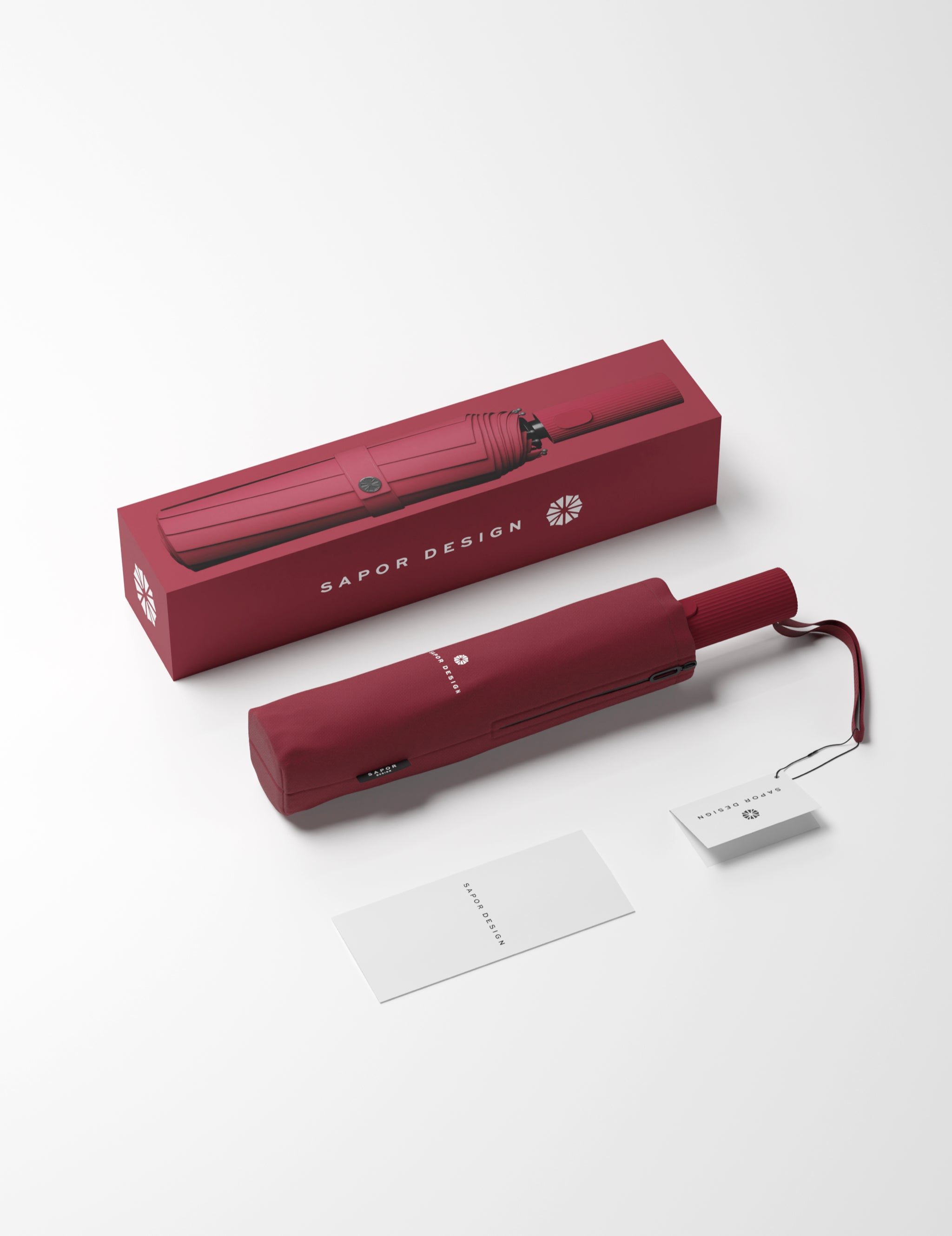 Taschenschirm Iconic - Rot - Taschenschirm -