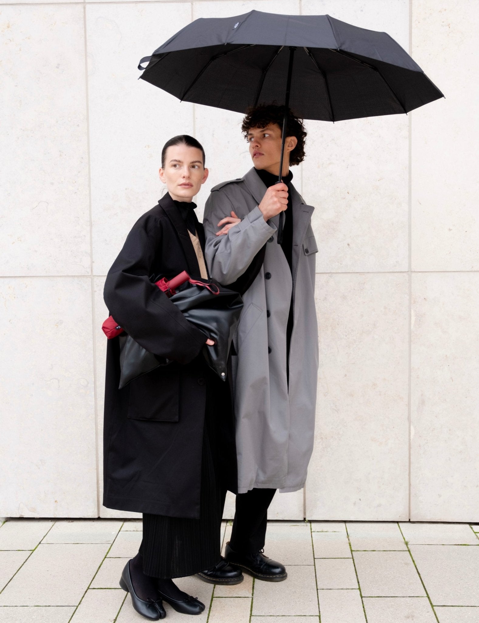 Taschenschirm Iconic - Schwarz - Taschenschirm -
