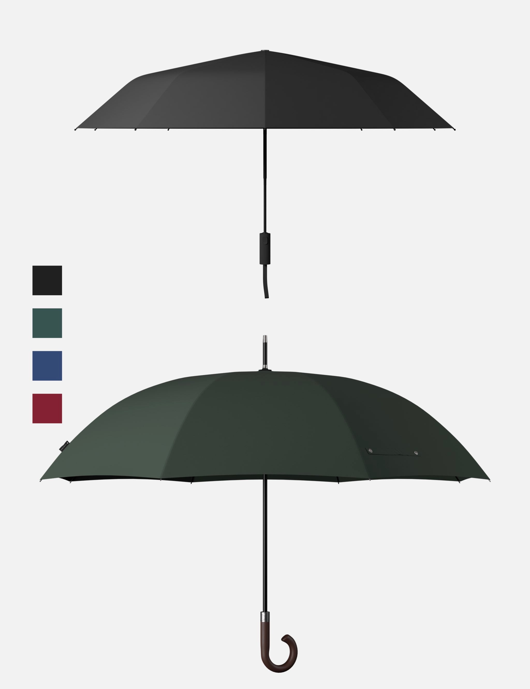 Taschenschirm und Stockschirm Duo - Bundle -