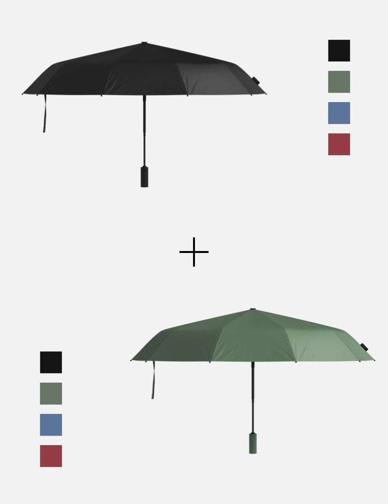 Folding umbrella set