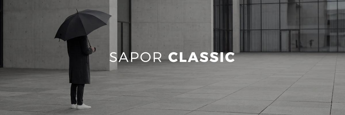 Sapor Classic - collection of luxurious stick umbrellas for rainy days
