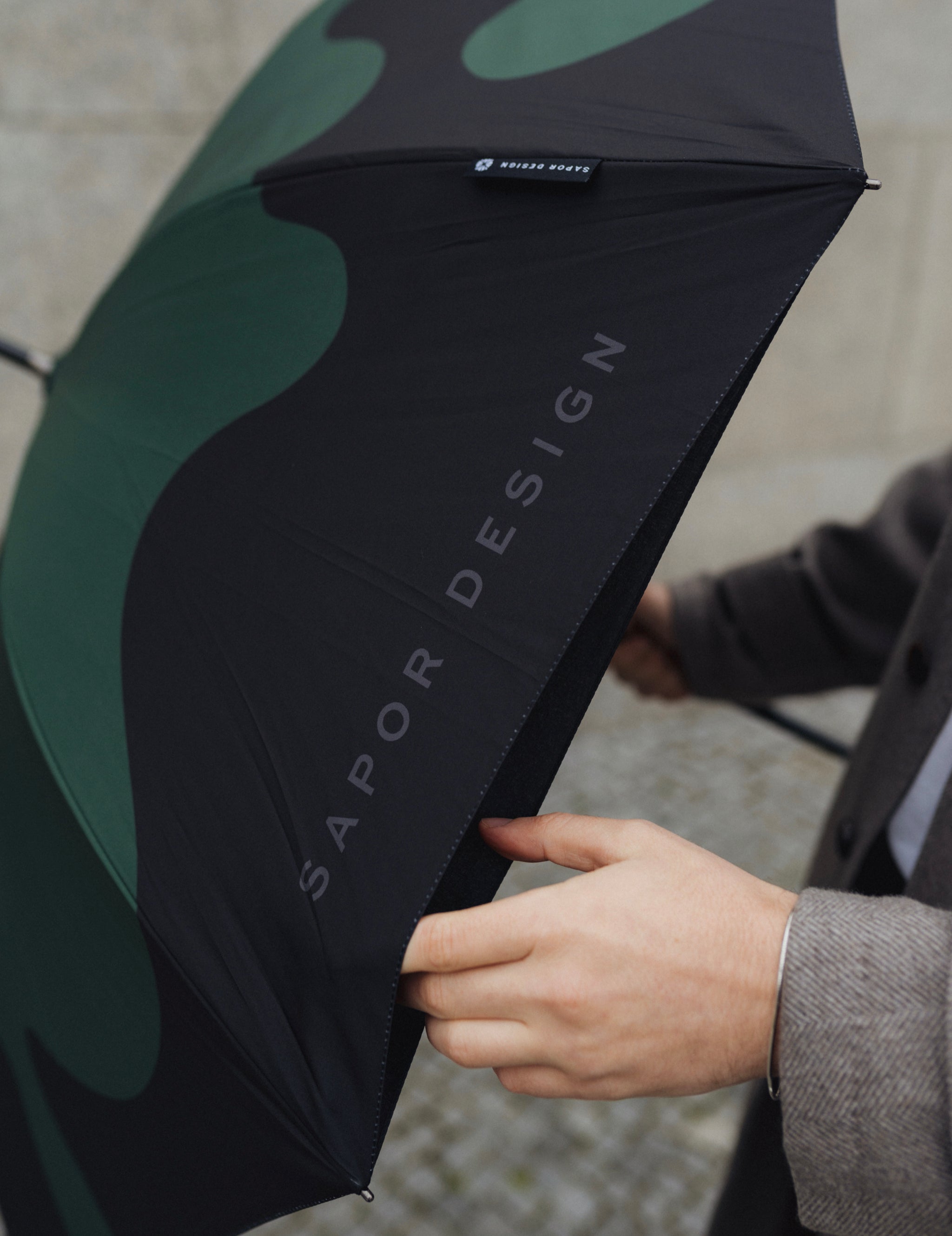 Stockschirm Distinct - Green Drop