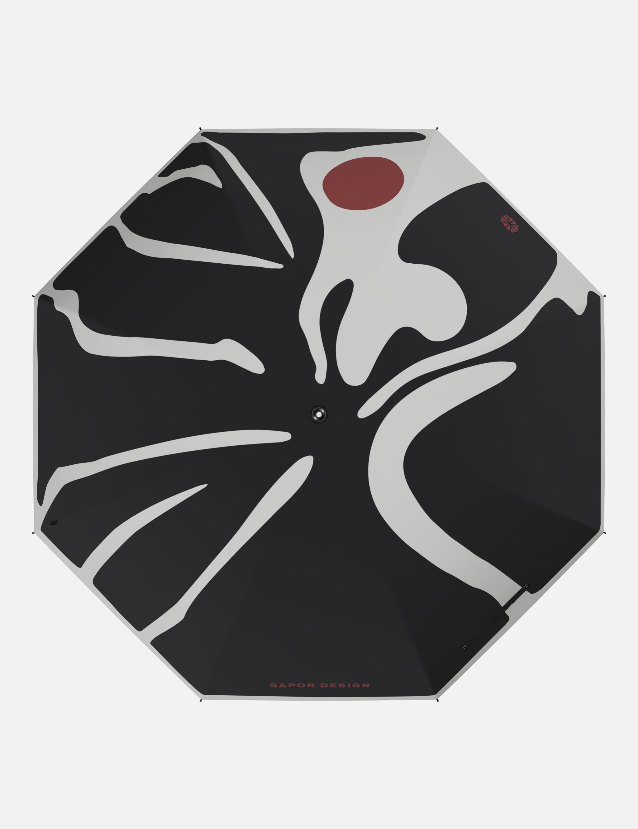 Stick umbrella Distinct - Blue Abstract