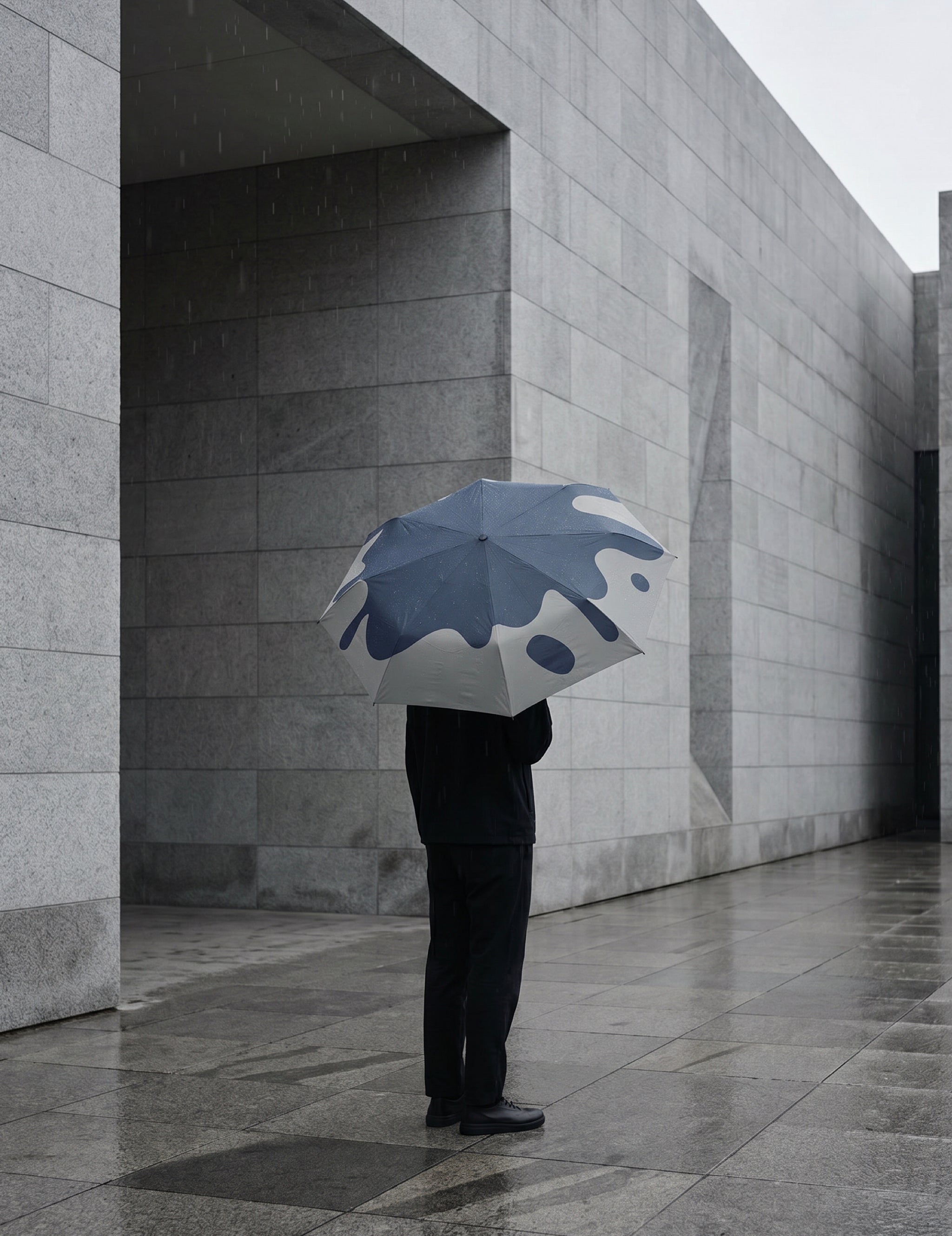 Taschenschirm Essential - Blue Drop