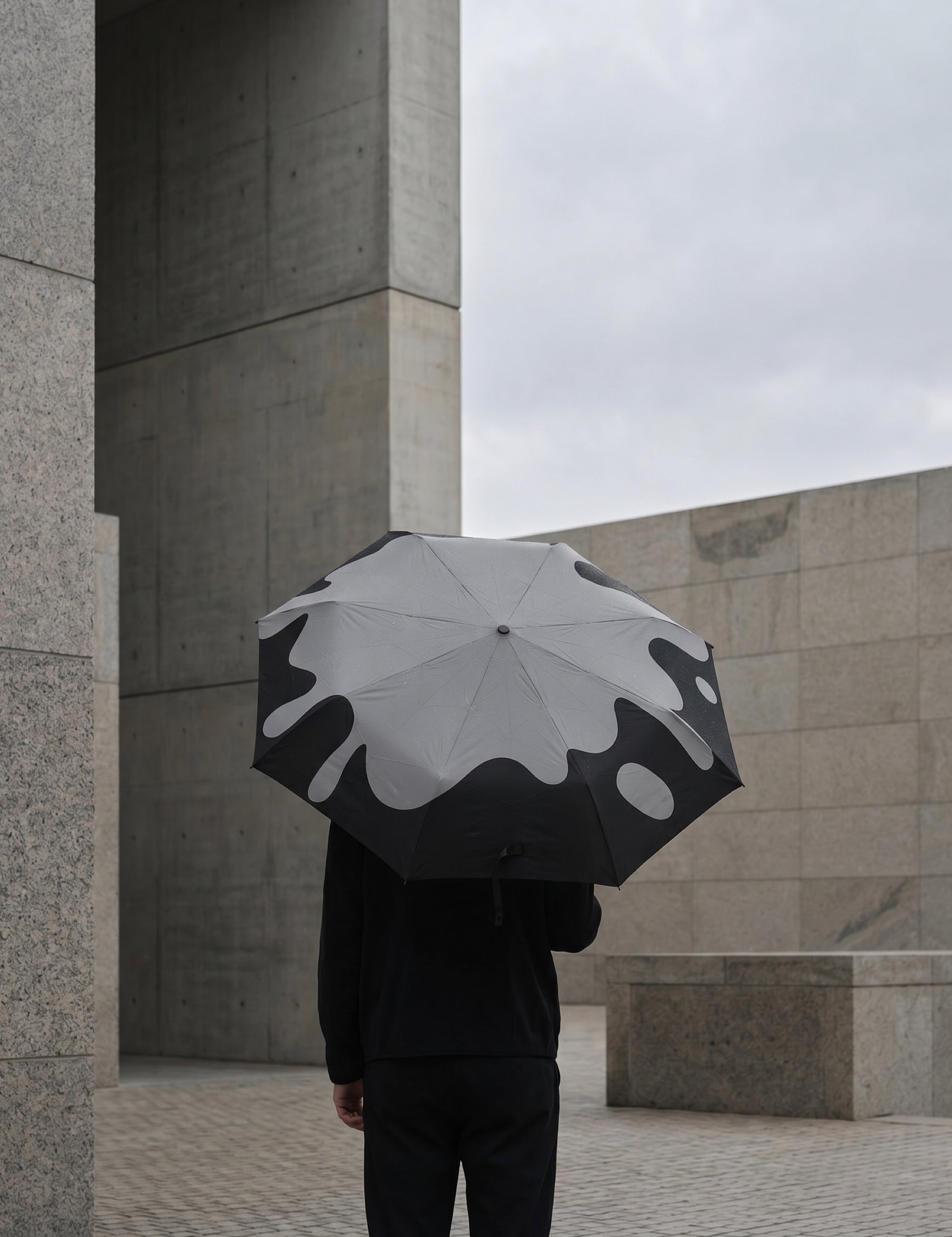 Ombrello tascabile Essential - Black Drop