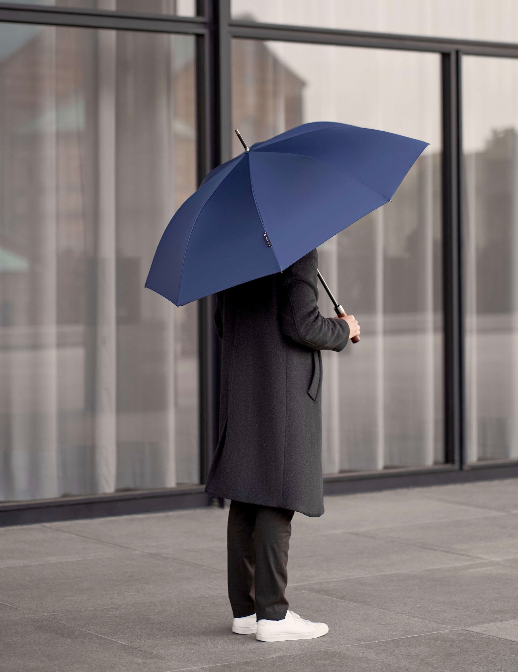 Stick Umbrella Modern - Blue